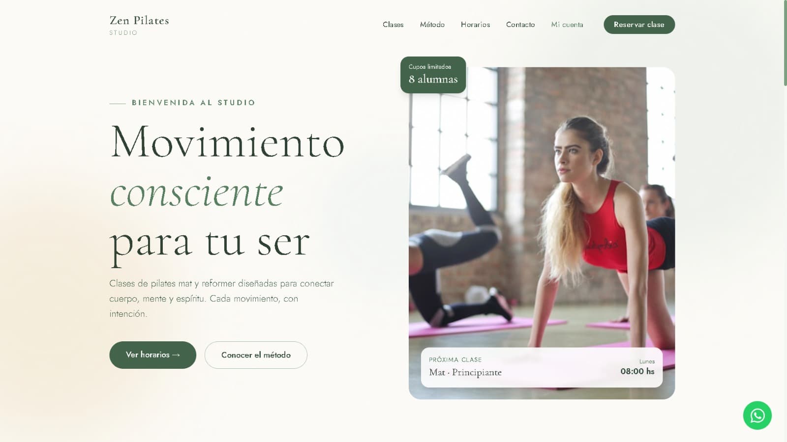Estudio de Pilates